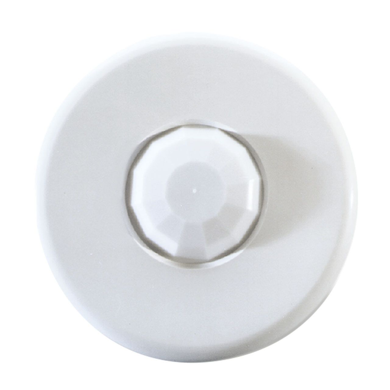 This passive infrared (PIR) Ceiling Sensor provides 360° coverage to detect occupancy in the controlled area. These low profile sensors reliably control lighting in a variety of applications.  Up to 500 sq feet coverage.  With isolated relay and light level.