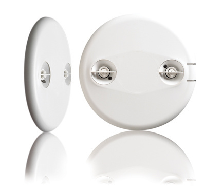 WattStopper’s low-profile UT-355 Ultrasonic line Voltage Ceiling Sensor automatically turns lighting on and off based on occupancy. The sensor mounts on the ceiling with a flat, unobtrusive appearance and provides 360° coverage (355-3)